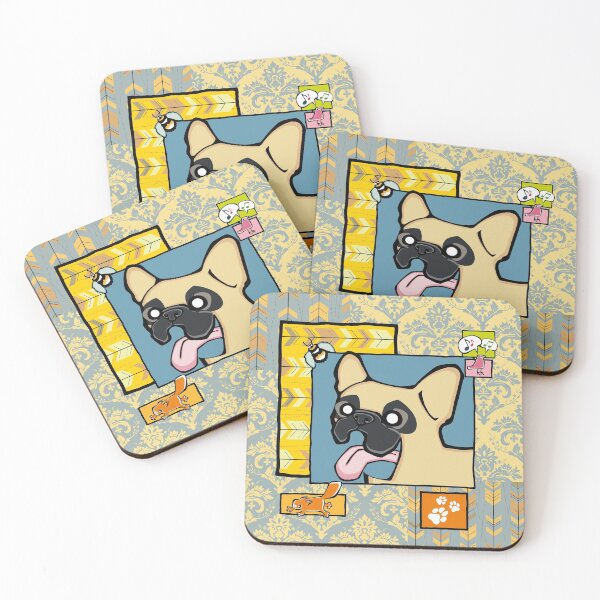 Item preview, French Bulldog - Fawn (Collage) designed and sold by TheChicken.