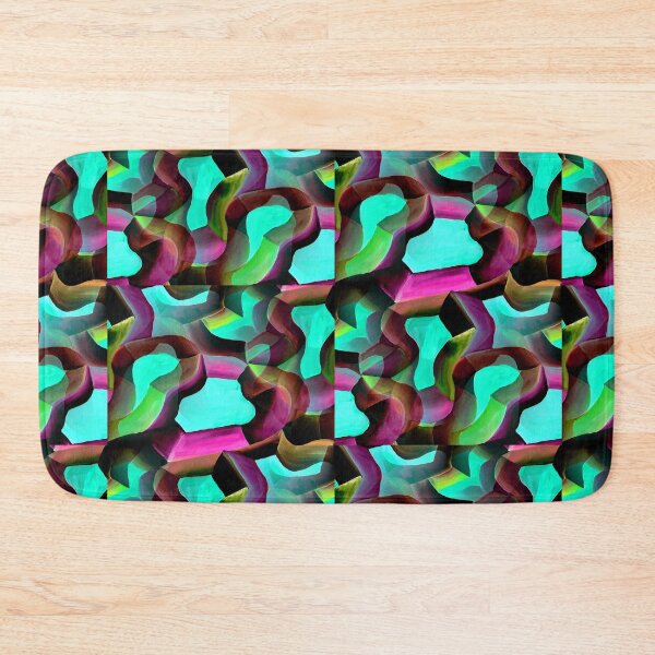 Item preview, Contemporary Modern Abstract Artwork in Aqua Minimalism Style  designed and sold by Nisuris.
