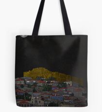 Molyvos II Lesvos Greece Moonlight Tote Bag