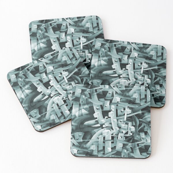 Item preview, Geometric Monocolor Abstract Expressionism Contemporary Artwork  designed and sold by Nisuris.
