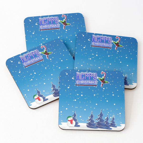 Item preview, Blue and White Christmas Snowman Winter Scene designed and sold by Art2Me.
