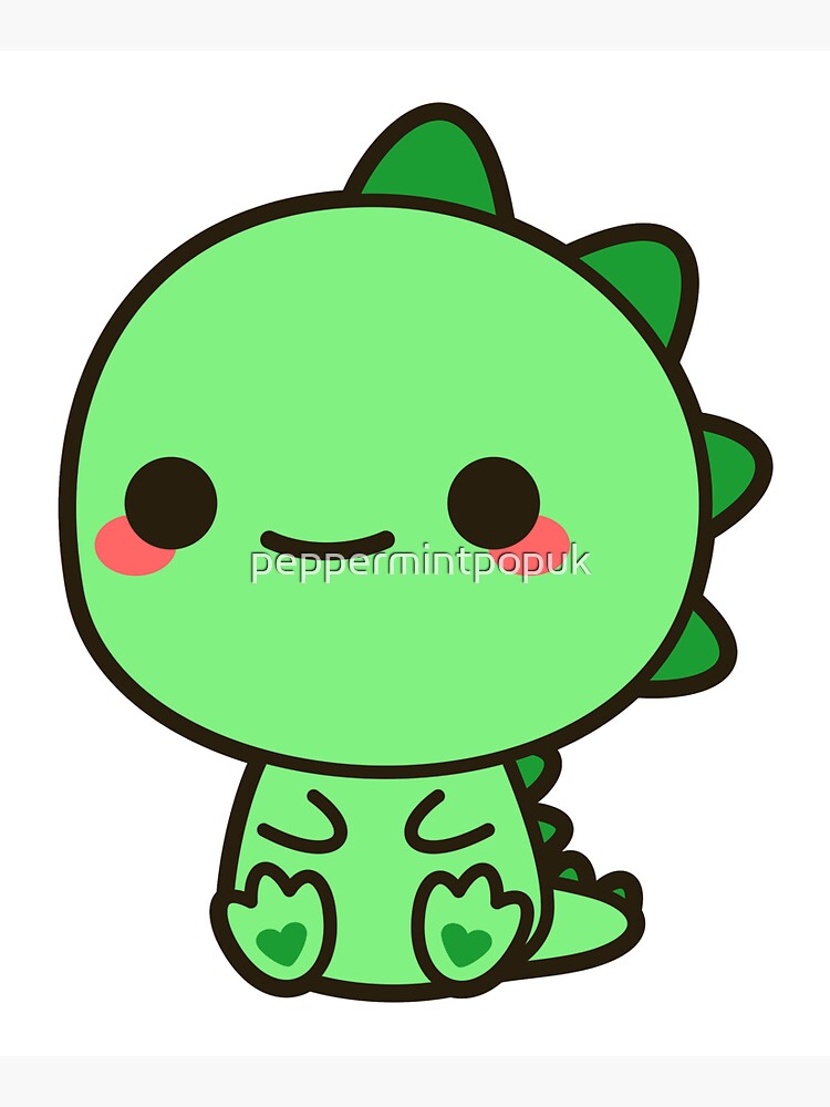 Thumbnail 5 of 5, Tote Bag, Kawaii Dinosaur designed and sold by peppermintpopuk.