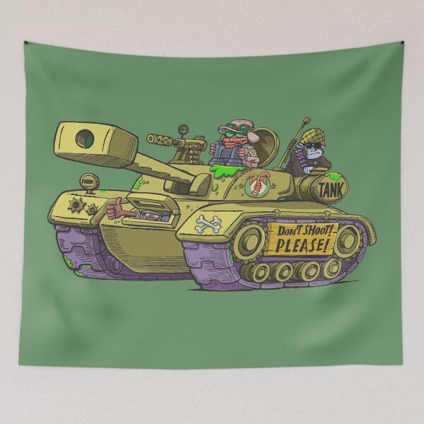 Item preview, team in a desert tank designed and sold by duxpavlic.