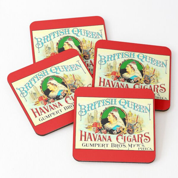 Item preview, HAVANA CIGARS : Vintage British Queen Advertising Print designed and sold by posterbobs.
