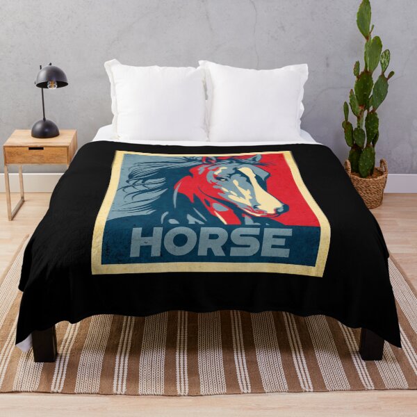 Item preview, Funny Horse Lover Gift - Vintage Animal Gift - Equestrian Gift - Propaganda Poster Style - Horse designed and sold by kntranhoang.