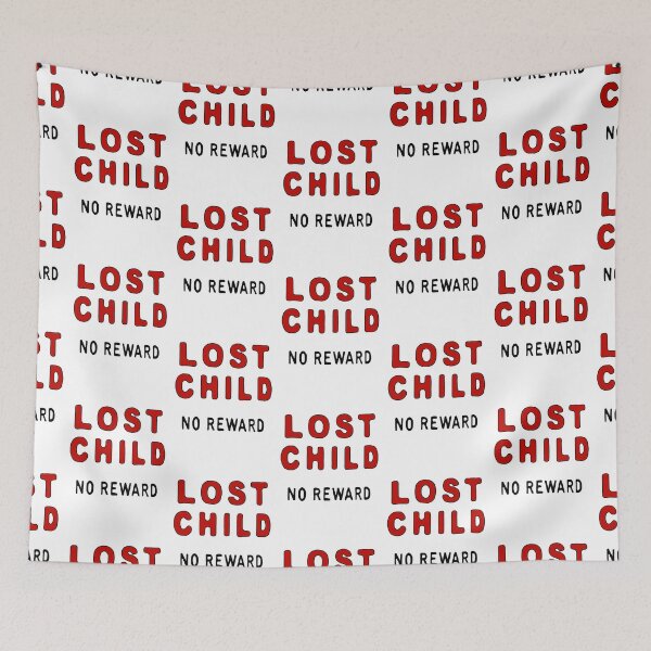 Item preview, Lost child no reward designed and sold by GuitarManArts.