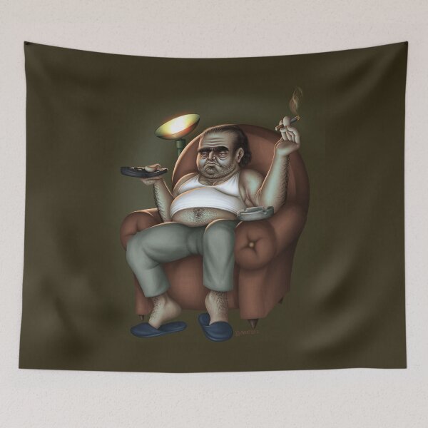 Item preview, Lord on the couch enjoying life designed and sold by Marcos Sevilla Martin.