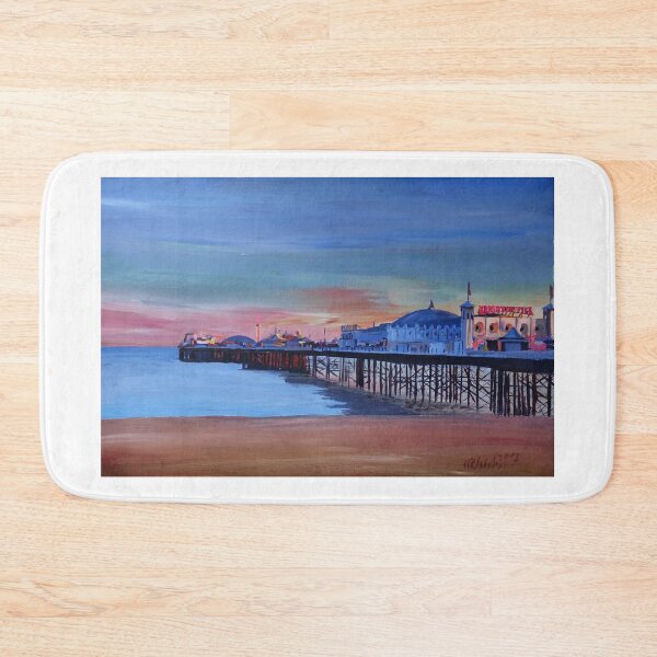 Item preview, Brighton pier seaview at sunset designed and sold by artshop77.