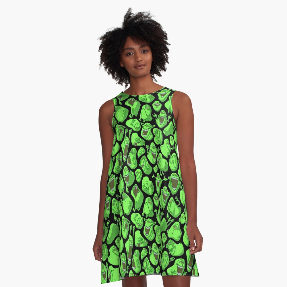 Fifty shades of slime A-Line Dress