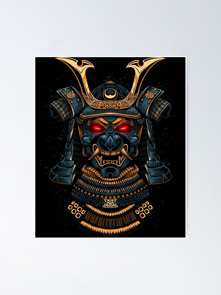 Alternate view of Awesome Samurai Gold Poster