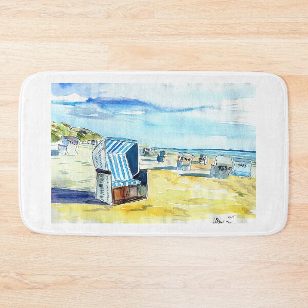 Item preview, Island Feeling Beach Scene on Sylt North Friesland designed and sold by artshop77.