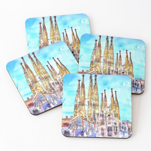 Item preview, Sagrada Famila in Barcelona with Blue Sky designed and sold by artshop77.