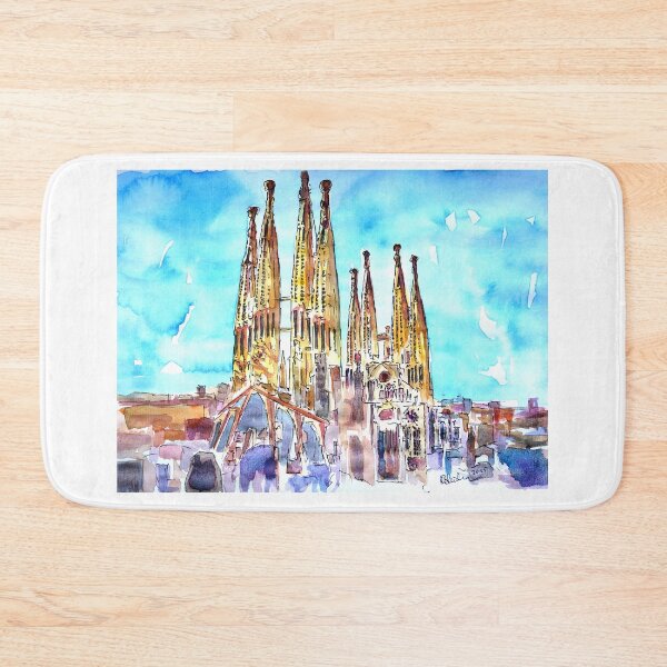Item preview, Sagrada Famila in Barcelona with Blue Sky designed and sold by artshop77.