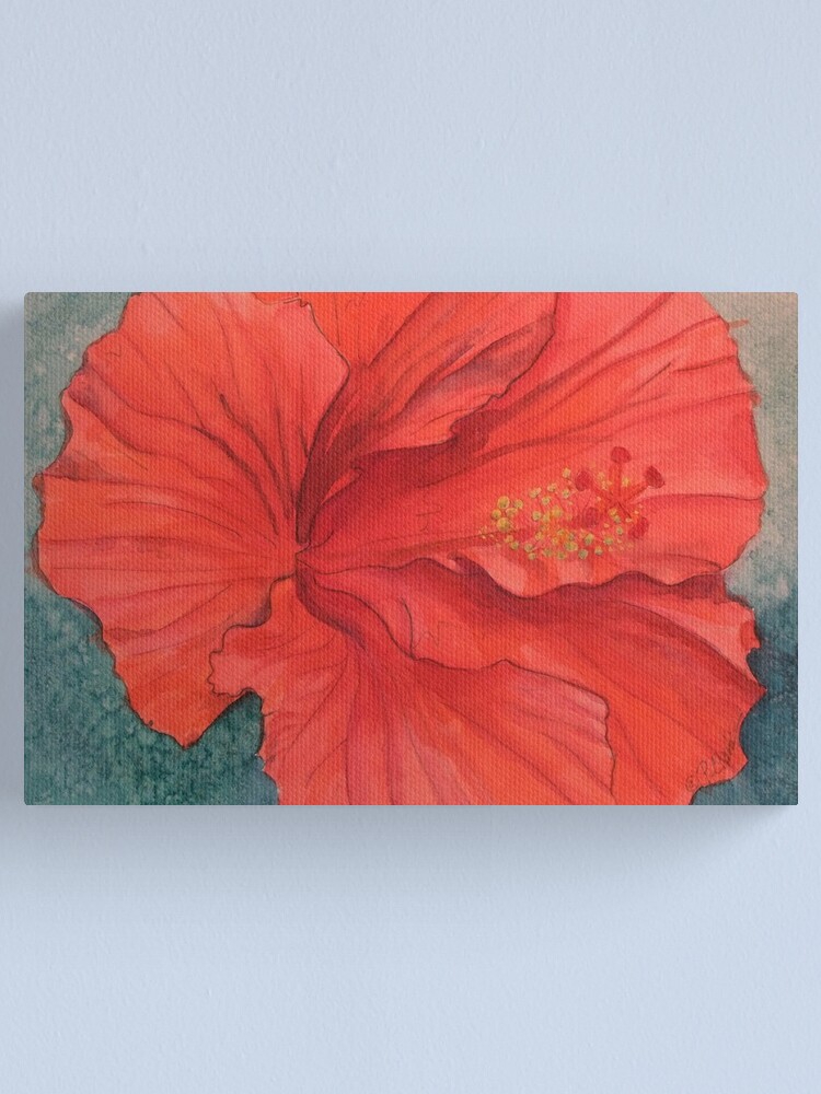 Thumbnail 1 of 3, Canvas Print, HIBISCUS designed and sold by PierceClark.