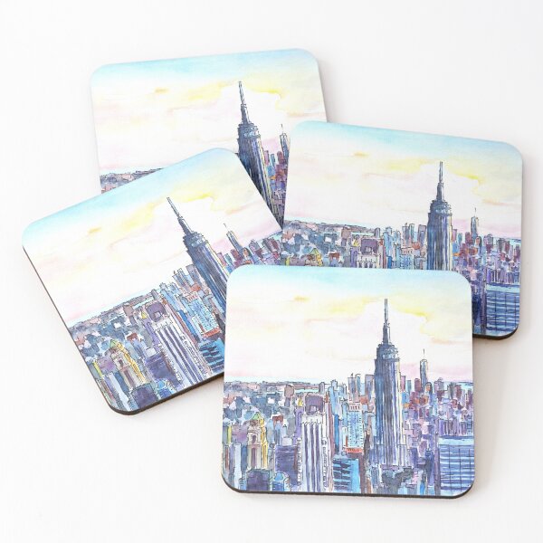 Item preview, Panorama Of Manhattan Skyline With Brooklyn designed and sold by artshop77.