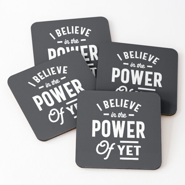 Item preview, I Believe In The Power Of Yet - Inspirational Teacher designed and sold by cidolopez.