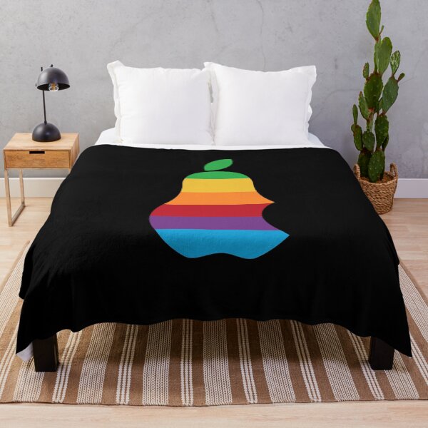 Item preview, Pear with Coloured Stripes - Apple Parody designed and sold by shirtgrass.