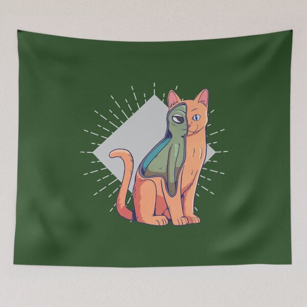 Item preview, Alien cat designed and sold by DerSenat.