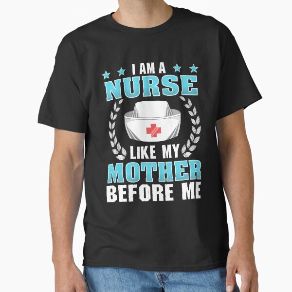 Item preview, Proud Nurse Gift - Like My Mother Before Me - Registered Nurse designed and sold by kntranhoang.