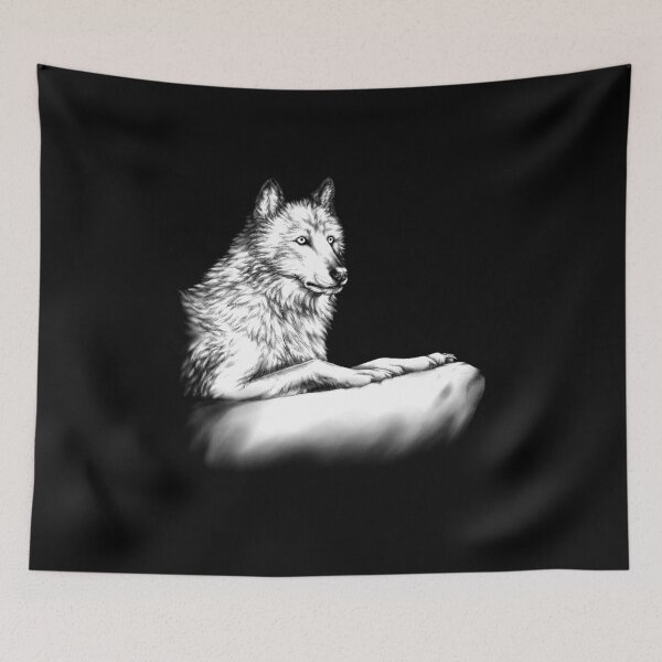 Item preview, Resting Wolf designed and sold by MMMSdesigns.