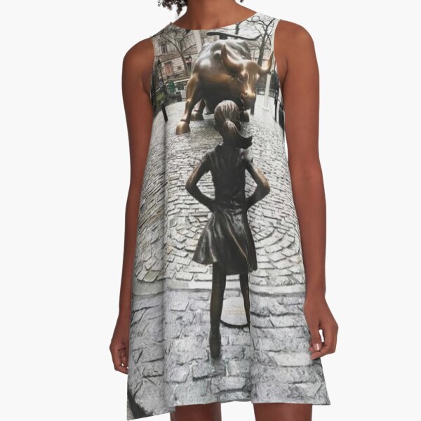Jalila Fearless Girl African Art T-Shirt Dress