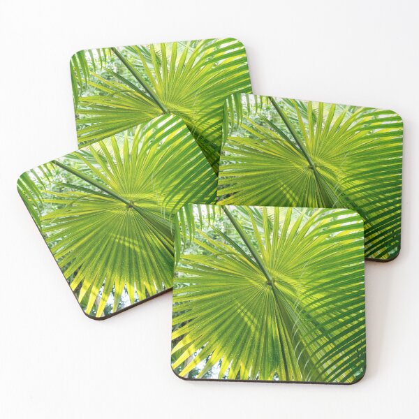 Item preview, Palmy Filigree - Biophilic Layers and Patterns of Gloriously Green Palm Leaves - Left  designed and sold by Georgia Mizuleva.