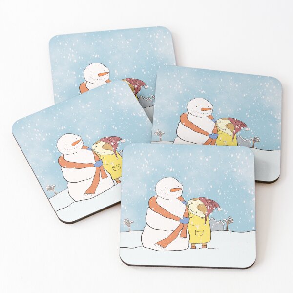 Item preview, Guinea pig caring for snowman  designed and sold by mondesign26.