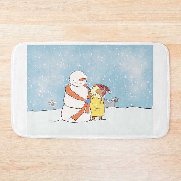 Item preview, Guinea pig caring for snowman  designed and sold by mondesign26.