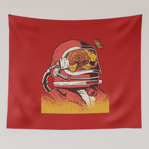 Item preview, Astronaut helm with butterfly designed and sold by DerSenat.