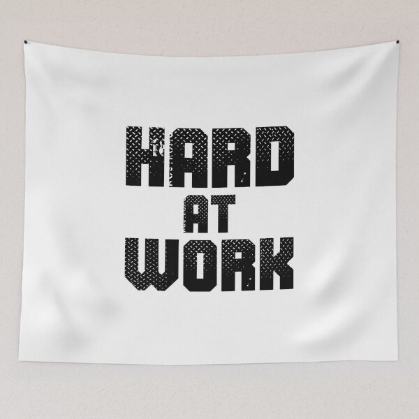Item preview, Hard at Work designed and sold by bastecklein.
