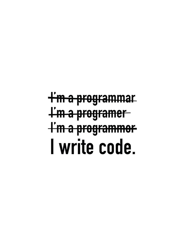 Thumbnail 4 of 4, iPhone Case, I Write Code. designed and sold by AmazingVision.