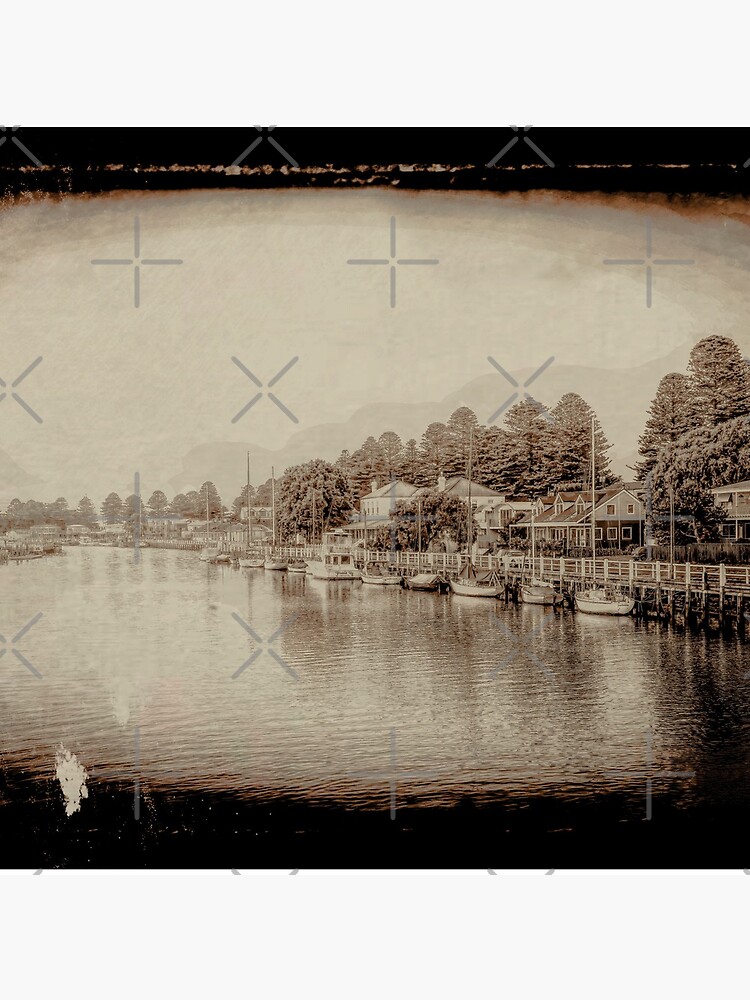 Port Fairy Sunrise (tin type vintage sepia) by RayW