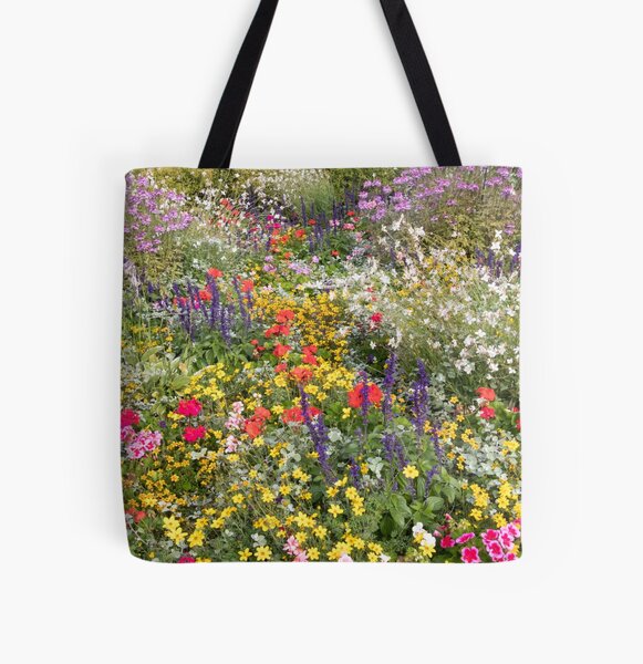 Geschenk Blumenwiese Allover-Print Tote Bag