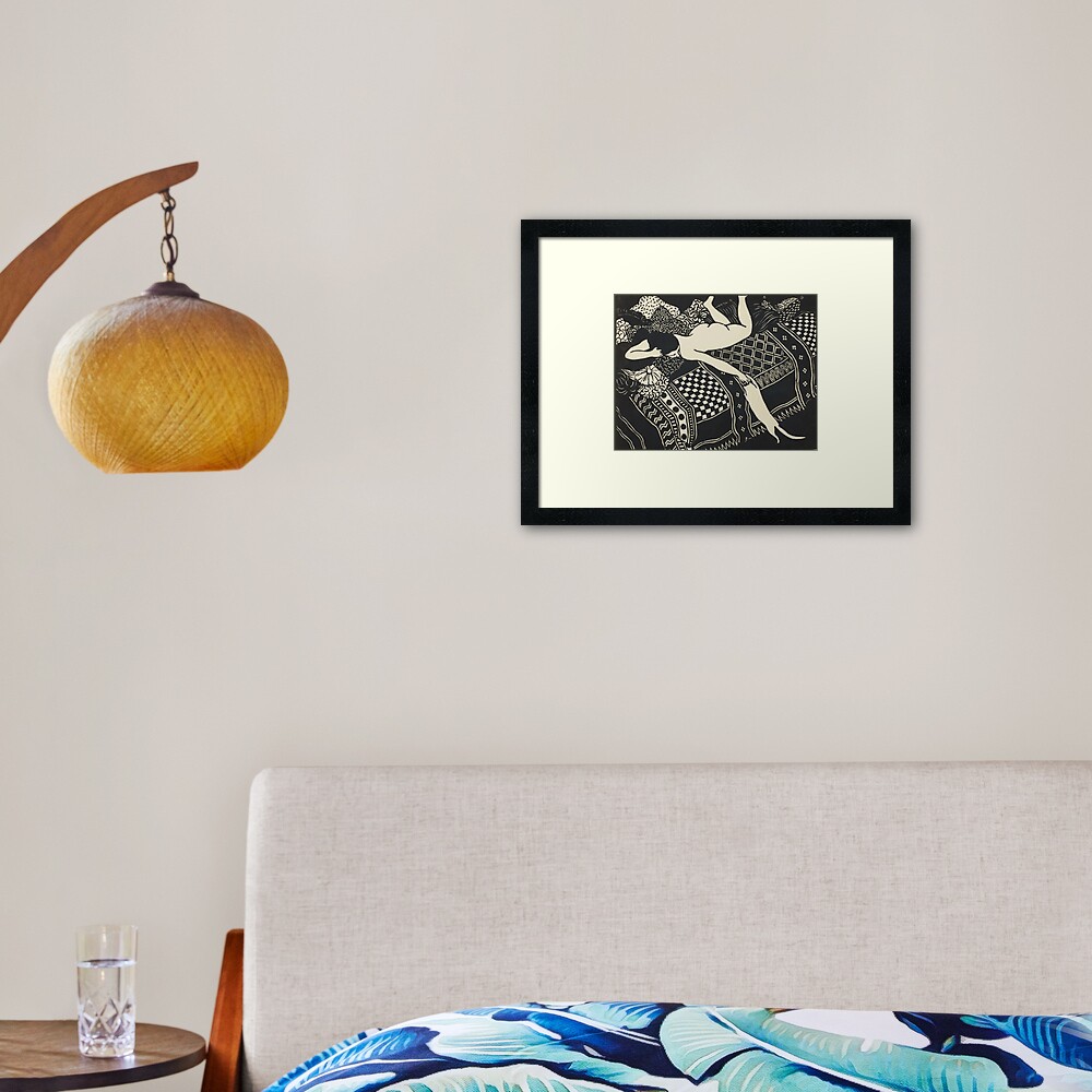 Item preview, Framed Art Print designed and sold by bluespecsstudio.