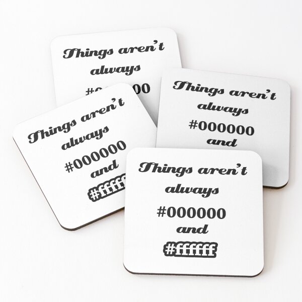 Item preview, Things aren't always Black and White designed and sold by Gift-It-Right.