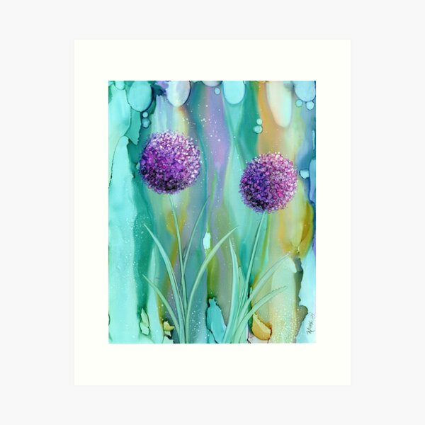 Alliums Art Print