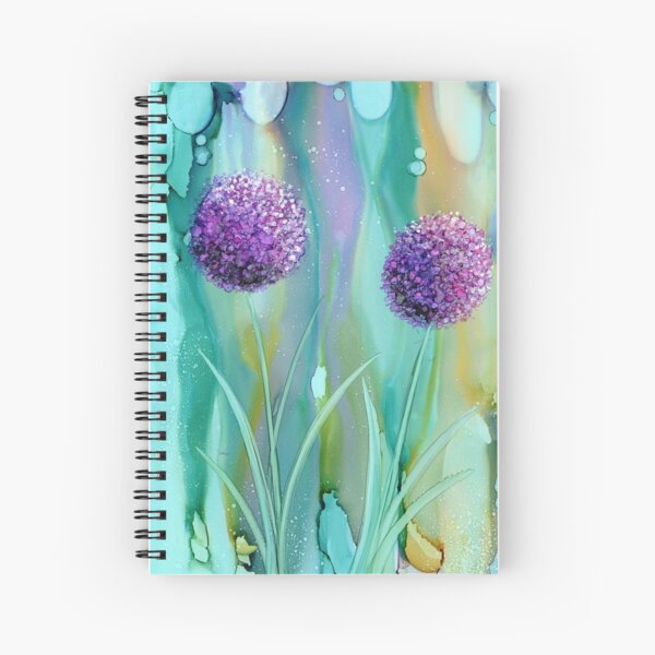 Alliums Spiral Notebook