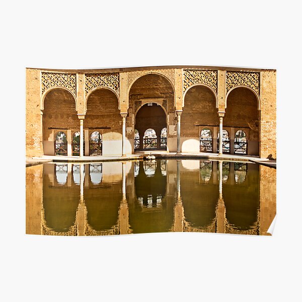 Reflections of the Partal Palace Poster