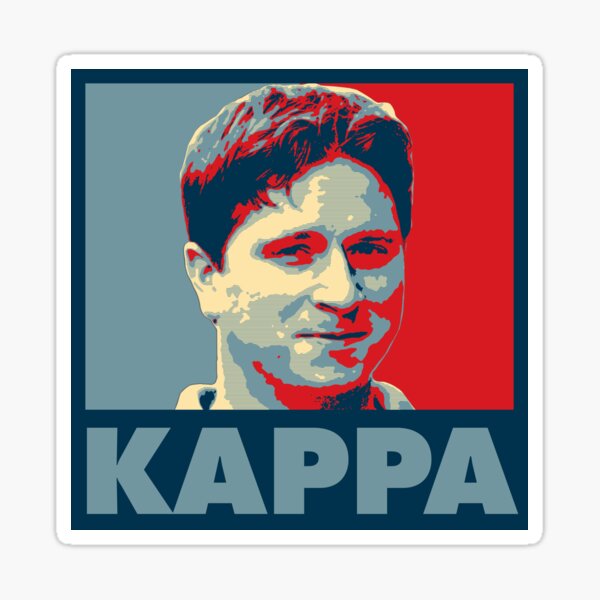 Gooi namens dividend Kappa" Sticker for Sale by Aefe | Redbubble