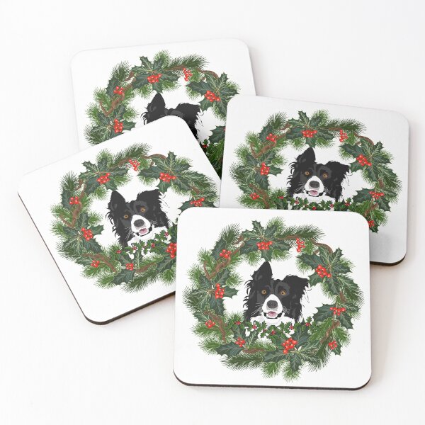 Item preview, Merry Christmas Border Collie designed and sold by Willyboy16.