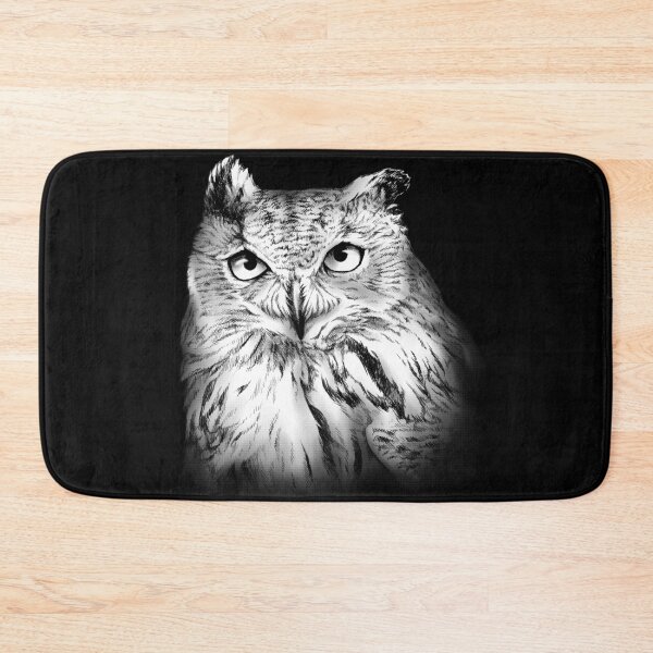 Item preview, Eagle Owl Portrait (dark background) designed and sold by MMMSdesigns.