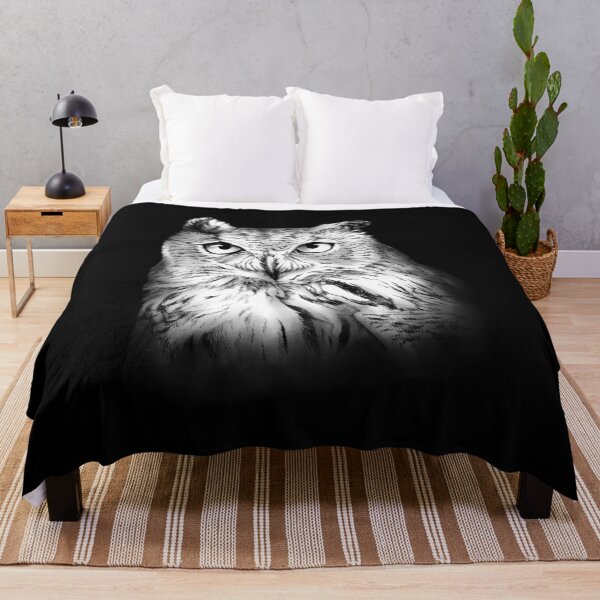 Item preview, Eagle Owl Portrait (dark background) designed and sold by MMMSdesigns.