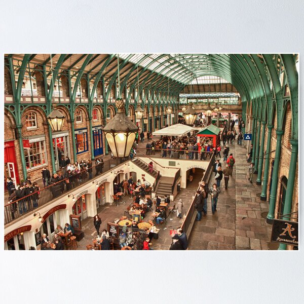 Life In Covent Garden, London Poster