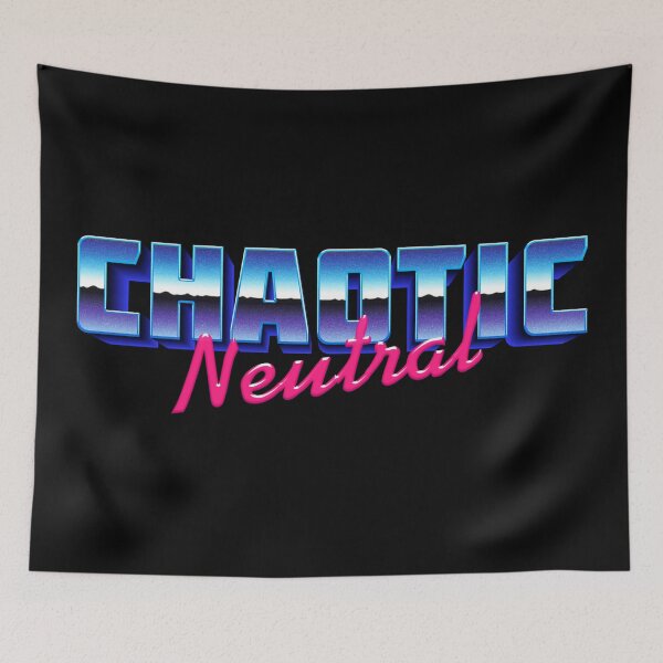 Item preview, Chaotic Neutral 80s Vibes designed and sold by DigitalCleo.
