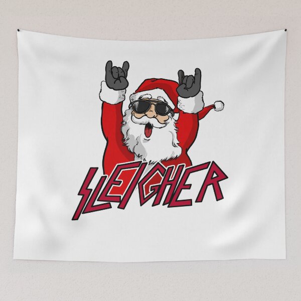 Item preview, Santa Sleigher funny Sleigher Hail Santa Metal Santa designed and sold by Miftees.