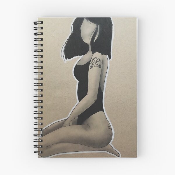 Item preview, girl with tattoos designed and sold by Katie Wallen.