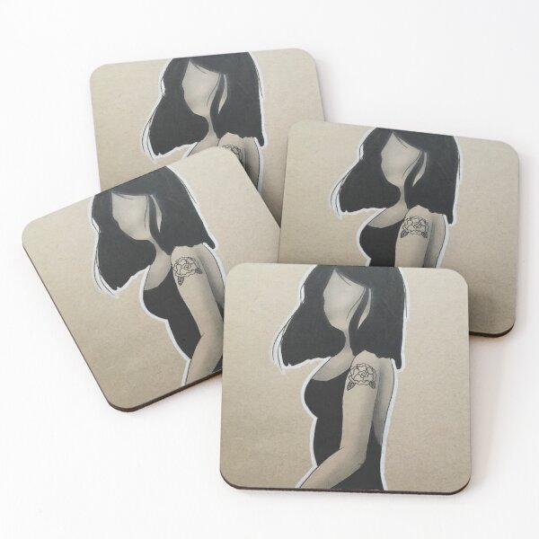 Item preview, girl with tattoos designed and sold by Katie Wallen.