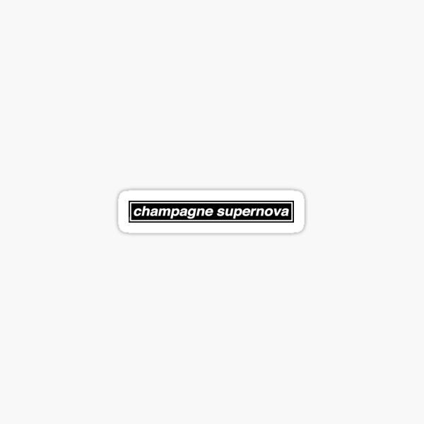 Champagne Supernova - OASIS Band Tribute - MADE IN THE 90s Sticker