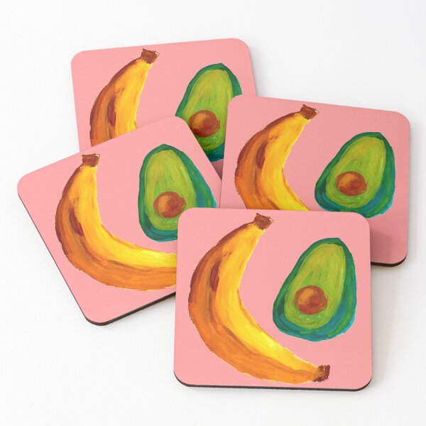 Item preview, Banana and avocado designed and sold by Rabenkraehe.