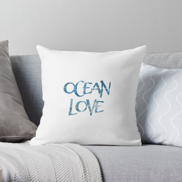 Ocean Love Throw Pillow